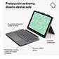 Funda Teclado ZAGG Pro Keys Connect con Trackpad y Conexión USB-C para iPad - Miniatura 2