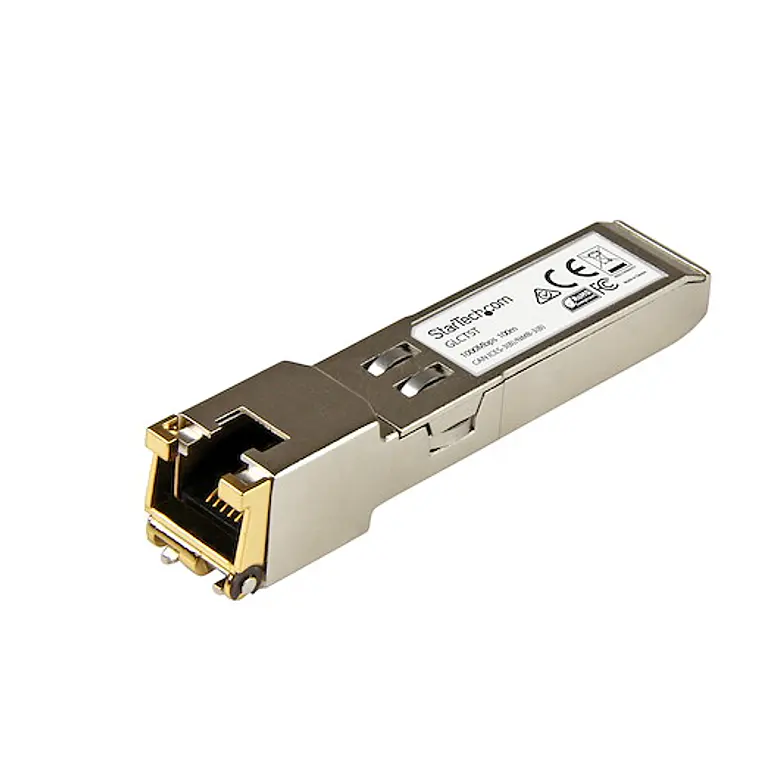 Módulo Transceptor SFP a RJ45 Cobre StarTech.com GLCTST Compatible Cisco GLC-T / GLC-TE 1