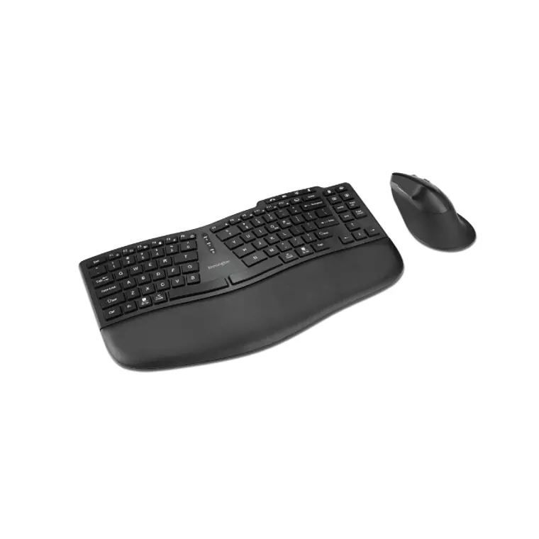 Combo Teclado y Mouse Inalámbrico Ergonómico Kensington Pro Fit Ergo KM675 EQ 1