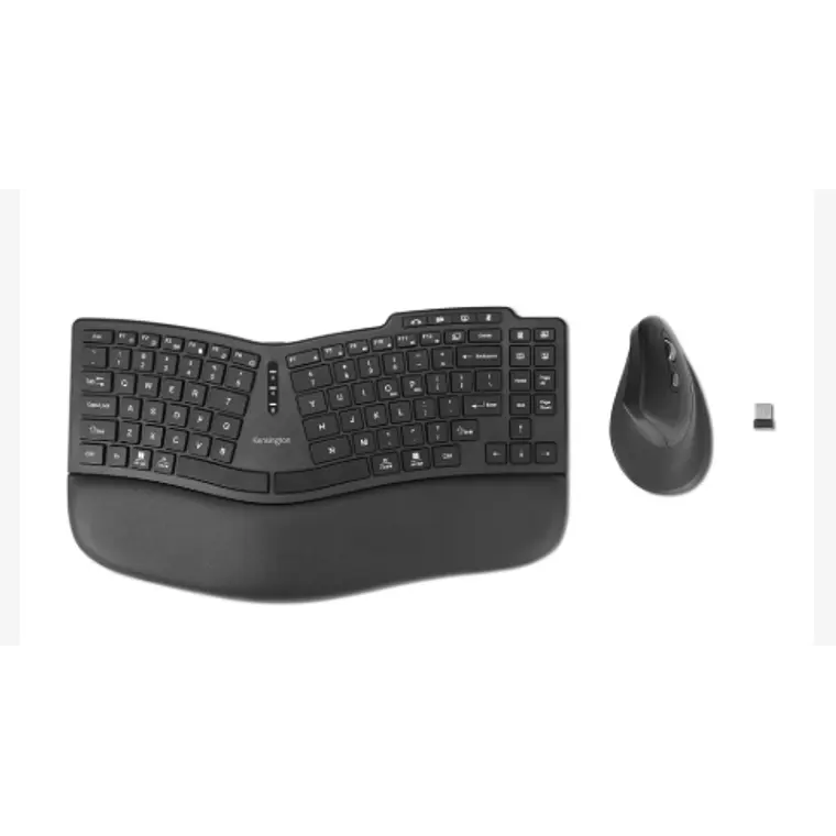 Combo Teclado y Mouse Inalámbrico Ergonómico Kensington Pro Fit Ergo KM675 EQ 3