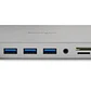 Replicador de Puertos Múltiples Móvil USB-C Kensington UH1440P 10 en 1 - Miniatura 1