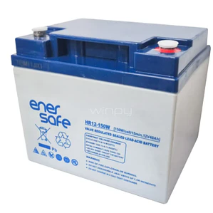 Batería VRLA Sellada de Plomo-Ácido Enersafe HR 12V 33Ah / 125W@15min