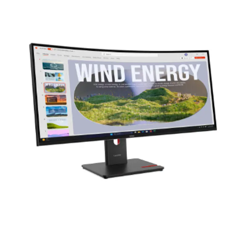 Monitor 34“ ThinkVision T34w-30 Lenovo UltraWide WQHD Curvo USB-C RJ45 120Hz 2