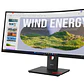 Monitor 34“ ThinkVision T34w-30 Lenovo UltraWide WQHD Curvo USB-C RJ45 120Hz - Miniatura 3