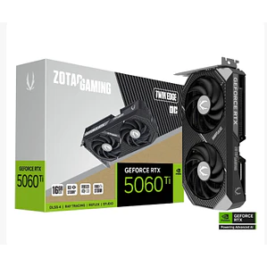 Tarjeta de Video Zotac Gaming GeForce RTX 5060 Ti 16GB Twin Edge OC GDDR7
