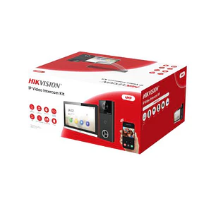 Kit Videoportero IP Hikvision 4MP WiFi 6 PoE DS-KH6350-WTE1 / DS-KV6114-WBE1