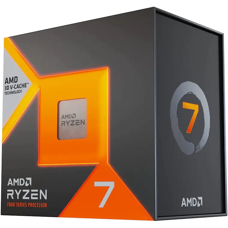 Procesador AMD Ryzen 7 7700X3D (Socket AM5, 8 Núcleos, 4.5 GHz, 96 MB Caché L3) 1