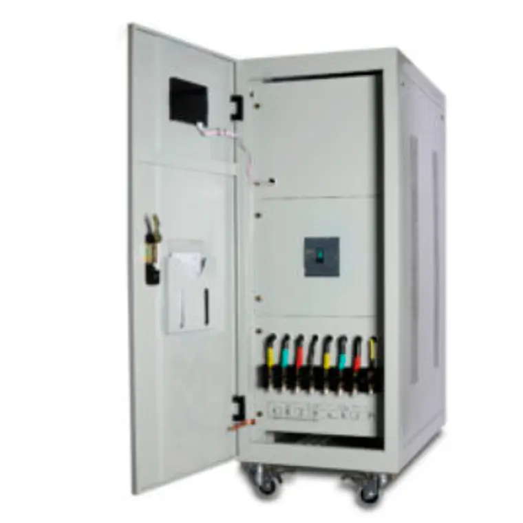 Estabilizador de Voltaje Enersafe EVTRI100KVAI 100 kVA / 80 kW (Trifásico 380V / Bornera / Eficiencia 95%) 2