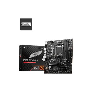 Placa Madre MSI PRO B650M-B (Socket AM5 / DDR5 / mATX)