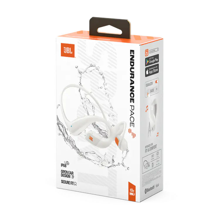 Auriculares deportivos JBL Endurance Pace (open-ear, Bluetooth, IP68, blanco) 10