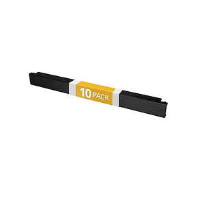 Pack 10 Paneles Blanking 1U Sin Herramientas para Rack 19