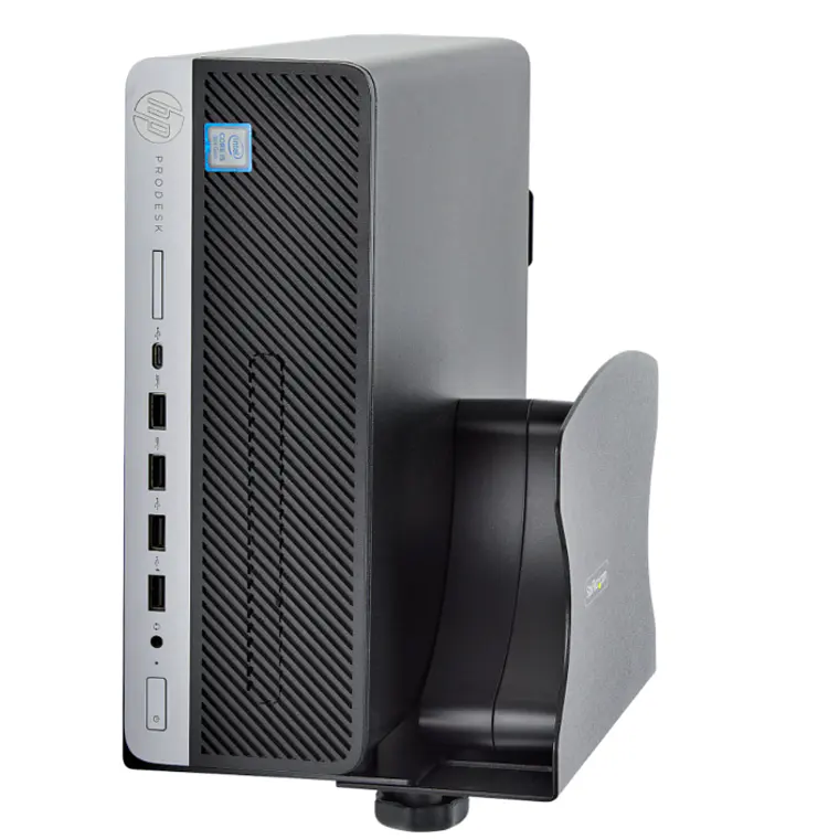 Soporte de Pared para PC de Escritorio Hasta 18kg Ajustable 7