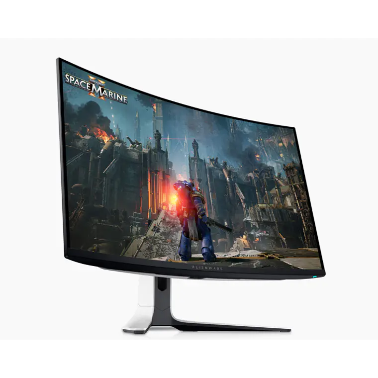 Monitor Gamer Alienware AW3225QF de 32” (QD-OLED, 4K, 240Hz, 0.03ms, DP+HDMI, Curvo) 1