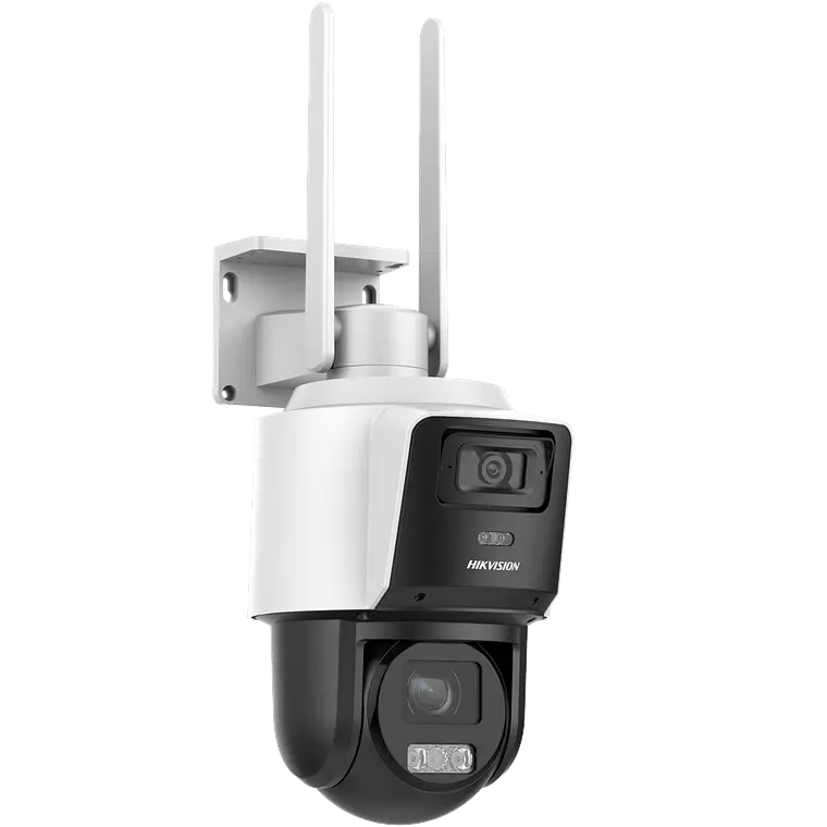 Cámara de Vigilancia 4MP IP Bullet y PTZ 4G Hikvision TandemVu DarkFighter IP66 6