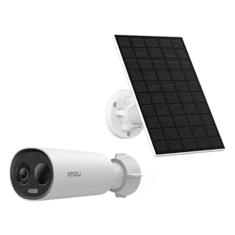 Cámara de Vigilancia 5MP IP Bullet Imou Cell 3C Wi-Fi 5 Panel Solar Batería IP66 3