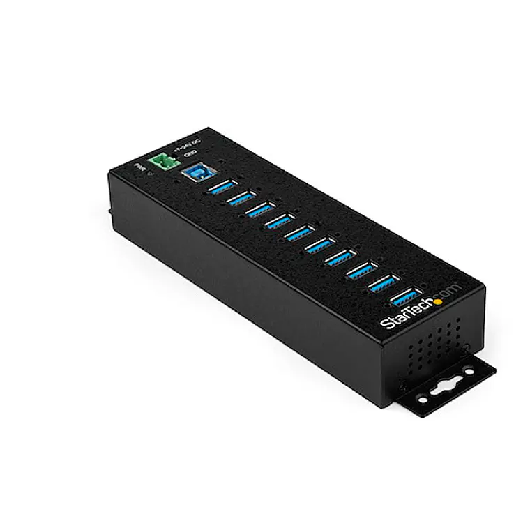 Hub Industrial StarTech, 10 Puertos USB 3.2 Gen 1 Metalico (HB30A10AME) 2