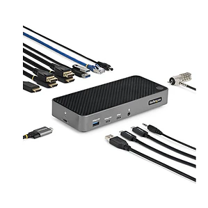 Docking Station USB-C Universal StarTech.com Triple Monitor 4K 100W PD 