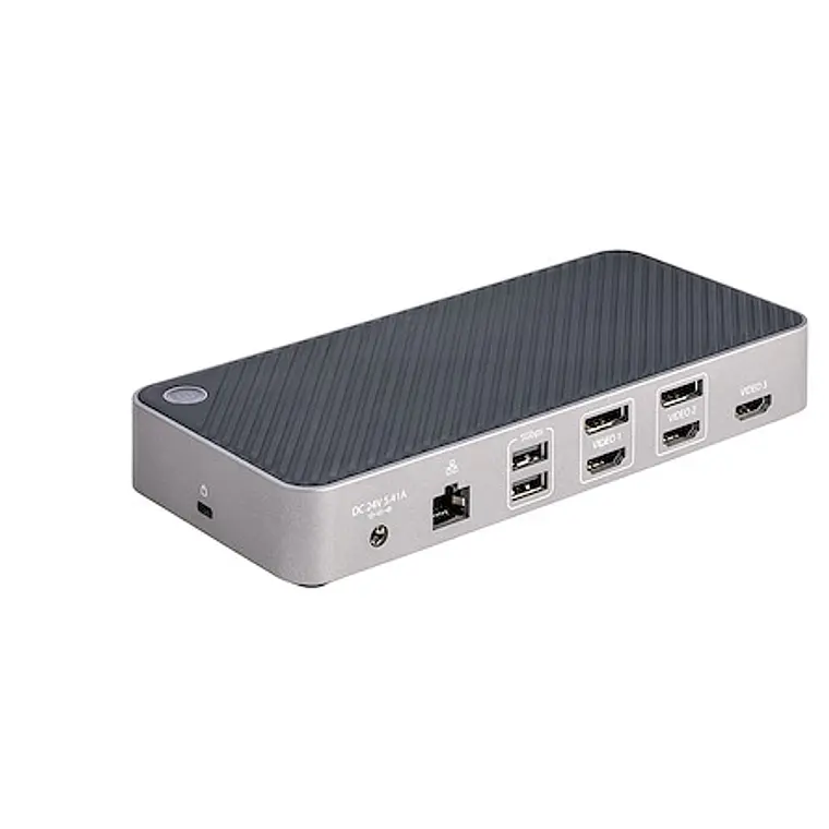 Docking Station USB-C Universal StarTech.com Triple Monitor 4K 100W PD  2