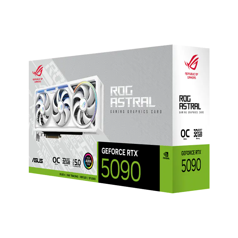 Tarjeta de Video ROG Astral GeForce RTX 5060 Ti 32G White OC 10