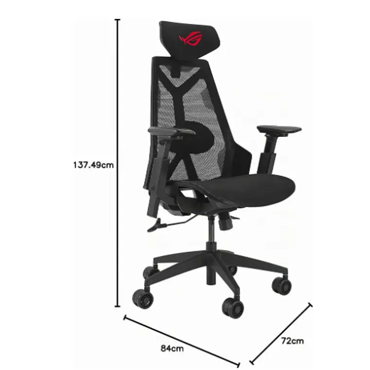 Silla Gamer ASUS ROG Destrier Ergo Core Negra  2