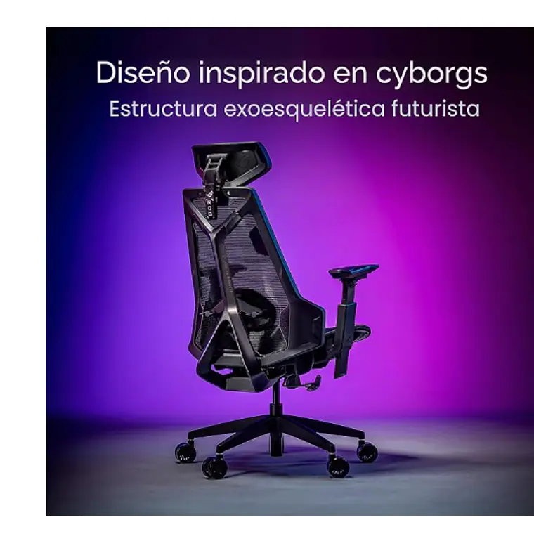 Silla Gamer ASUS ROG Destrier Ergo Core Negra  3