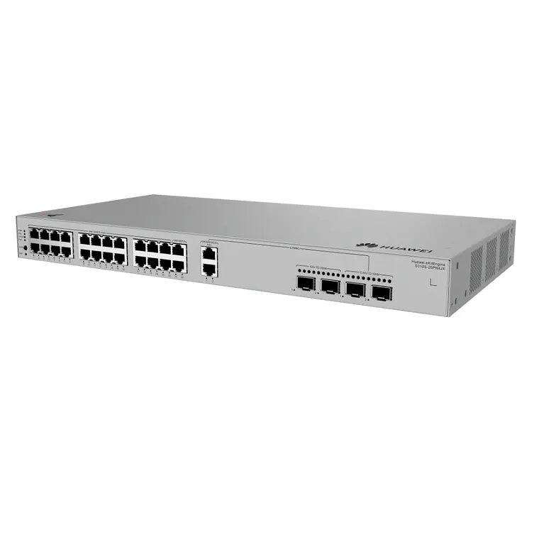 Switch 24 puertos Huawei GE PoE+ (400W) + 2 SFP + 2 SFP+ 2