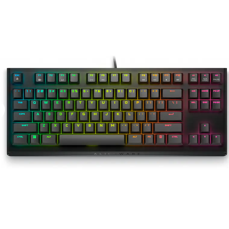 Teclado Mecánico Gamer Alienware AW420K Tenkeyless RGB Cherry MX Red (Negro - Inglés) 3