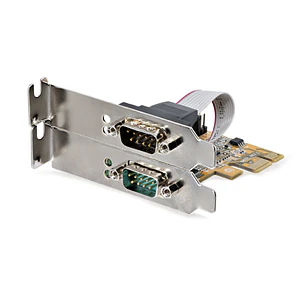 Tarjeta PCI Express Serie de 2 Puertos StarTech.com RS232 DB9 (21050-PC-SERIAL-LP)