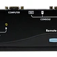 Conmutador KVM USB VGA de 2 Puertos con Audio y Red RJ45 - Miniatura 3