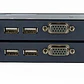 Conmutador KVM USB VGA de 2 Puertos con Audio y Red RJ45 - Miniatura 5