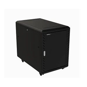 Gabinete Rack de Piso 15U Cerrado de 4 Postes 600x1000mm Acero 800kg