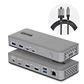 Estación de Acoplamiento USB-C StarTech.com Doble Monitor 4K 60Hz HDMI 100W - Miniatura 1