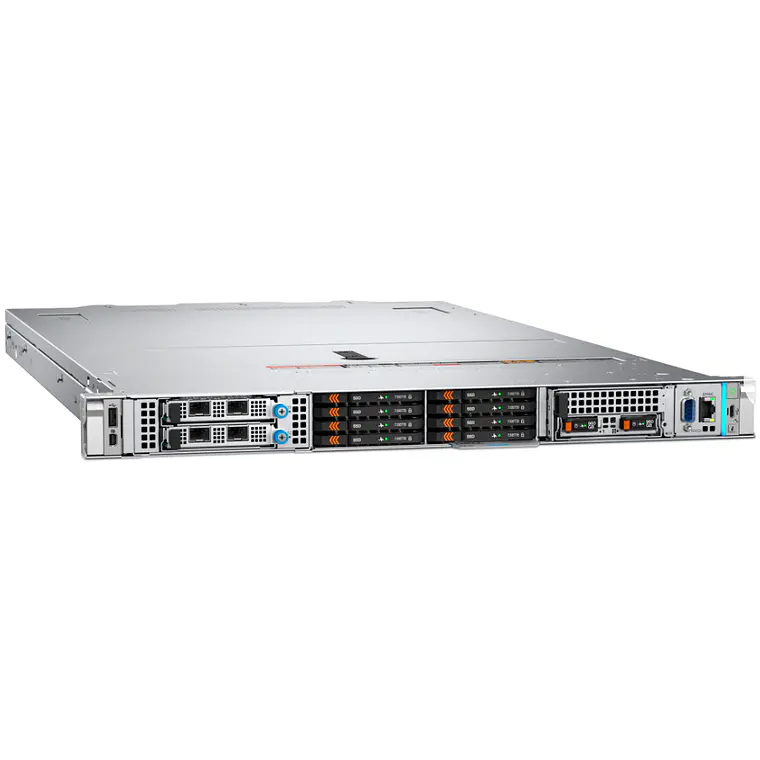 Servidor Dell PowerEdge R670 Intel Xeon 6511P 128GB RAM 480GB SSD Rack 1U 3
