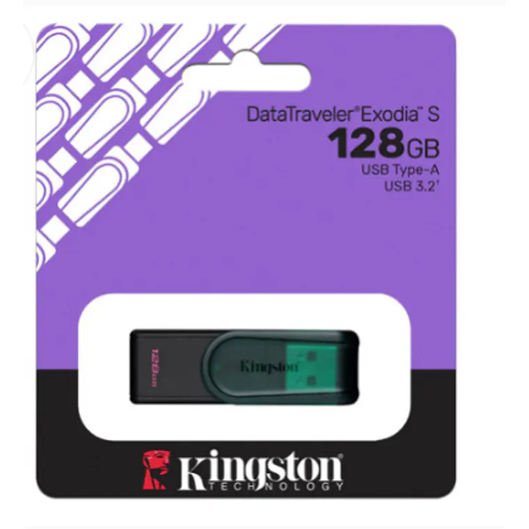 Pendrive 128GB Kingston USB 3.2 Gen 1 USB-A Negro 1