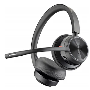 Audífonos Poly Voyager 4320 Bluetooth Estéreo con Dongle BT700 USB-C