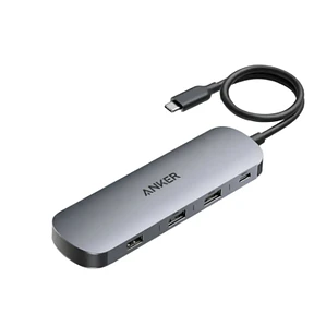 Hub USB-C 8 en 1 Anker Nano A210B 10Gbps 2x HDMI 4K 85W PD Lector SD/microSD 