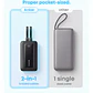 Batería externa Anker Zolo 20.000 mAh 45W con 2 Cables USB-C Integrados Pantalla Digital  - Miniatura 2