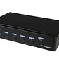 Conmutador KVM HDMI USB 3.0 de 4 Puertos StarTech con Hub USB 3.0 de 3 Puertos y Audio 3,5 mm  - Miniatura 1