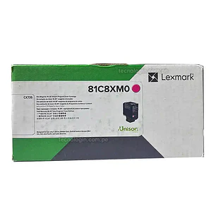 Cartucho de Toner Lexmark - Color Magenta