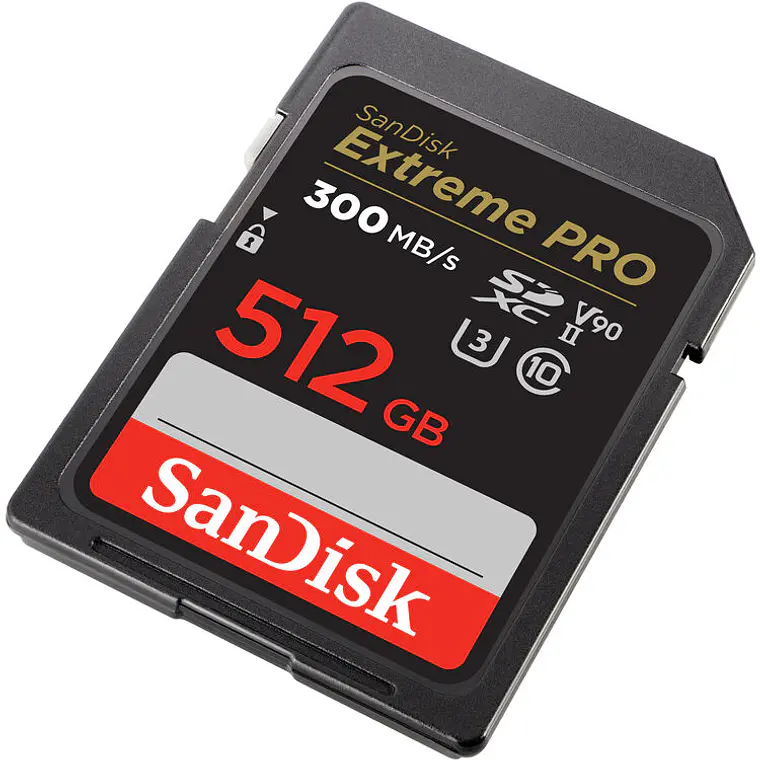 Tarjeta de memoria SD 512GB SANDISK Extreme PRO SDXC UHS-II V30 2