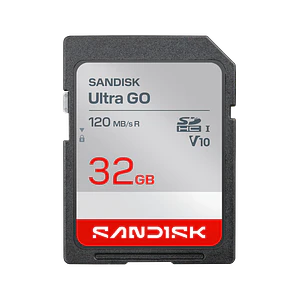 Tarjeta de memoria SD 32GB SANDISK Ultra GO SDHC UHS-I