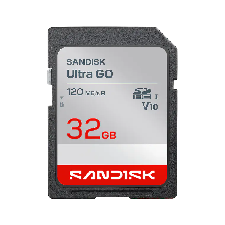 Tarjeta de memoria SD 32GB SANDISK Ultra GO SDHC UHS-I 1