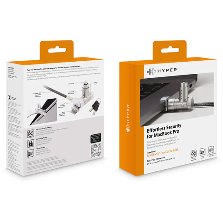 Candado de Seguridad para MacBook Pro Cable Lock HYPER HyperShield  3