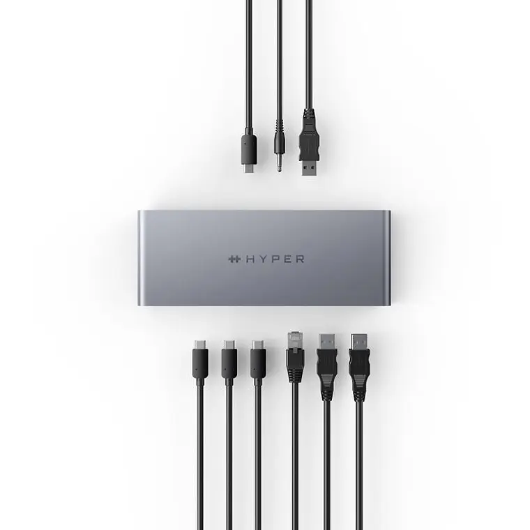Docking Station Thunderbolt 4 HyperDrive Dual 4K 96W PD 2.5GbE 4