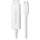Cable Adaptador USB-C a HDMI 2.4m HyperDrive 4K 60Hz HDR Blanco - Miniatura 1