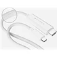 Cable Adaptador USB-C a HDMI 2.4m HyperDrive 4K 60Hz HDR Blanco - Miniatura 2