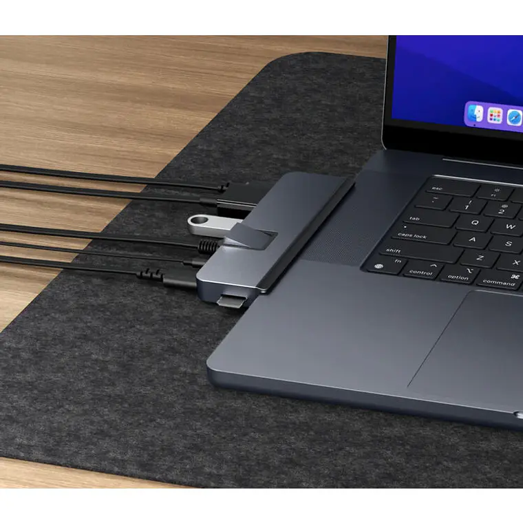Hub USB-C 7 en 2 HYPER DUO PRO MacBook Pro/Air 100W PD 2
