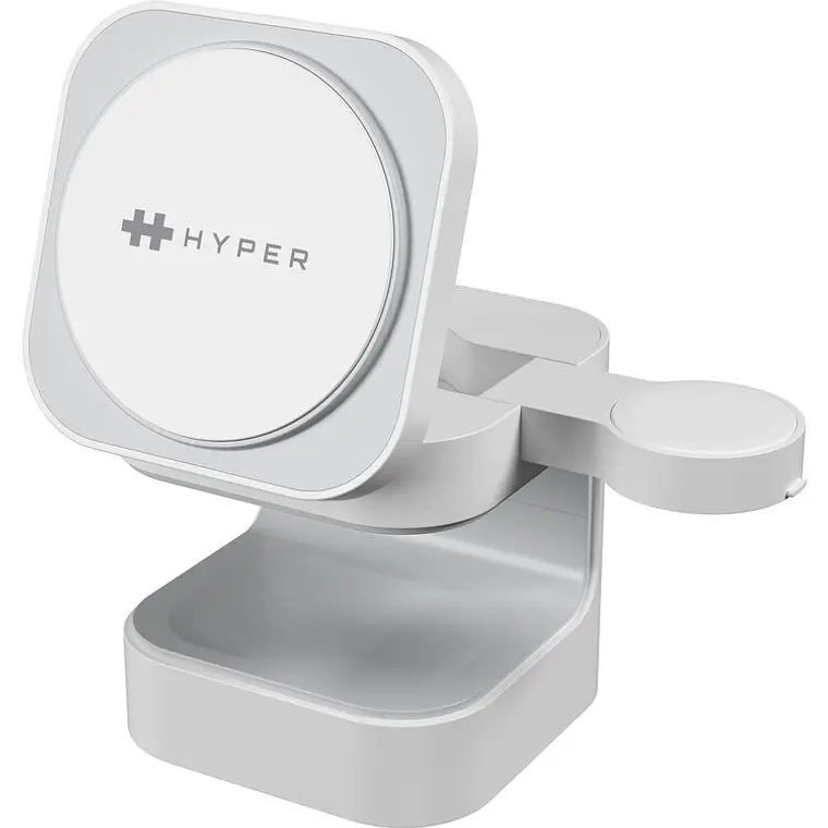 Soporte de Carga Magnético 3 en 1 HyperJuice Qi2 15W 1