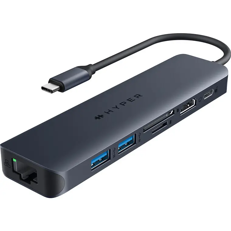 Hub USB-C 7 Puertos HyperDrive Next 4K 60Hz 100W PD SD4.0 (10Gbps Update) 1
