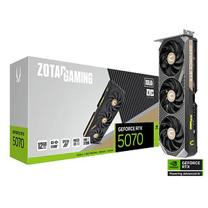 Tarjeta de Video ZOTAC GAMING GeForce RTX 5070 SOLID OC 12GB GDDR7